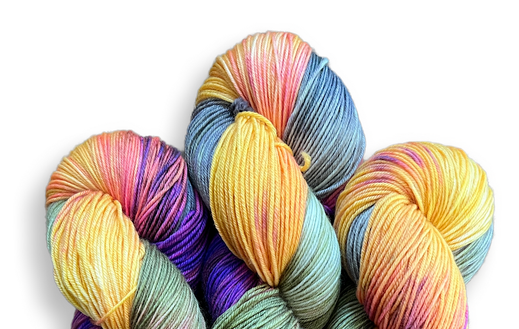 Ready to Ship Four Ply Fingering - Haunted Disco