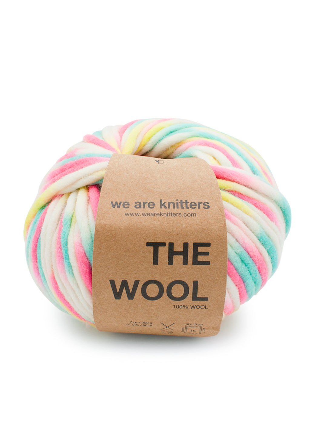 We Are Knitters The Wool - Neon Marshmallow